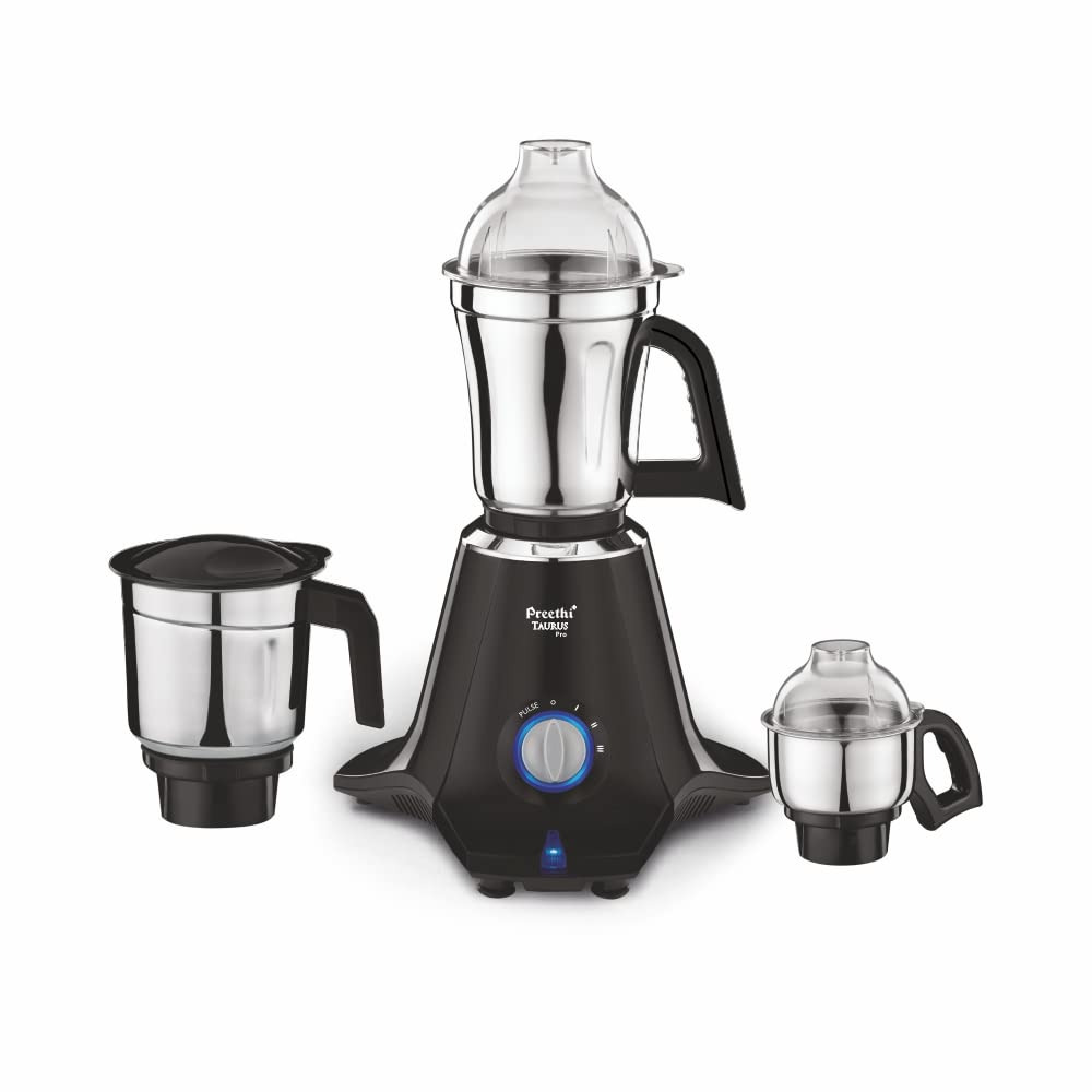 Preethi Taurus Pro MG-256 Mixer Grinder, 1000W, 3 Jar