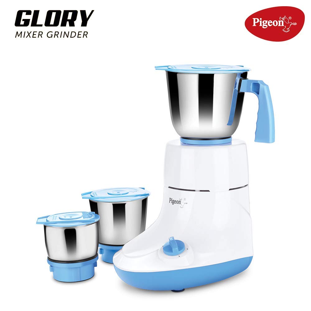 Pigeon Glory Mixer Grinder, 550W, 3 Jars