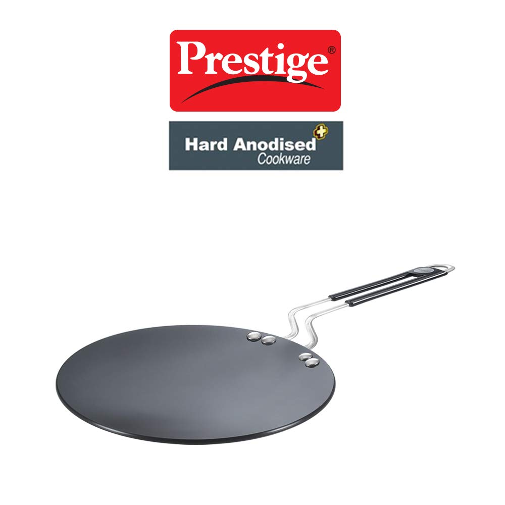 Prestige Hard Anodised Plus Paratha / Roti Tawa, 265MM