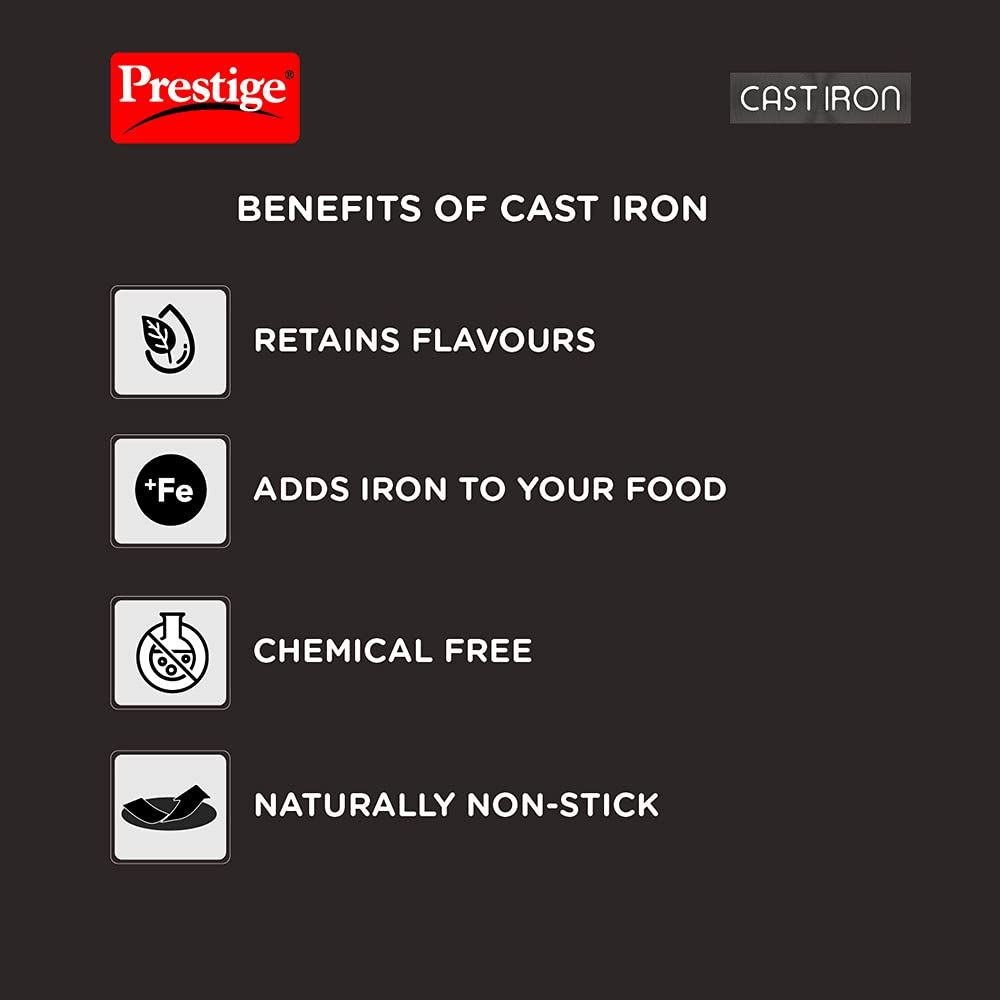 Prestige Cast Iron Dosa Tawa, 300MM