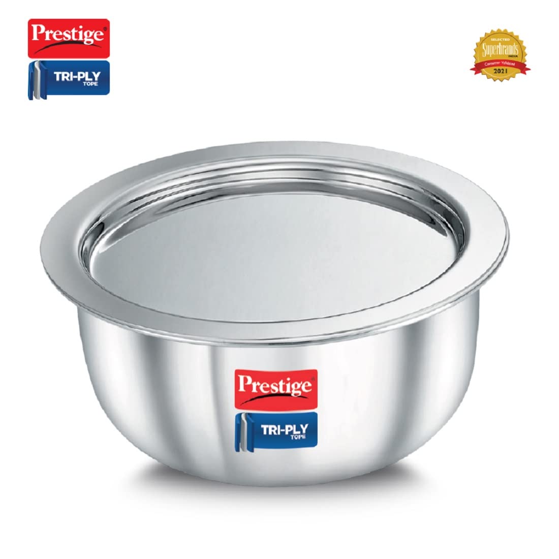 Prestige TriPly Stainless Steel Induction Base Tope