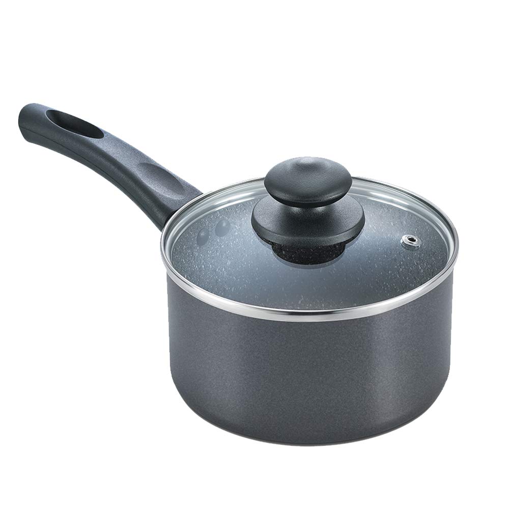 Prestige Omega Deluxe Granite Aluminium Induction Base Non-Stick Milk Pan