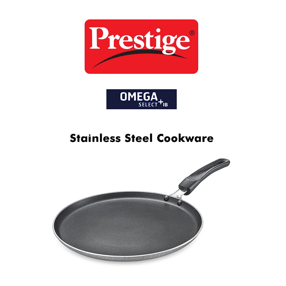 Prestige Omega Select Plus Aluminium Non-Induction Base Non-Stick Omni Tawa