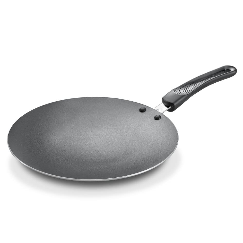 Prestige Omega Select Plus Aluminium Non-Induction Base Non-stick Concave Tawa