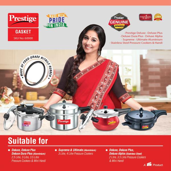 Prestige Pressure Cooker Gasket for Aluminium, Mini, 60000