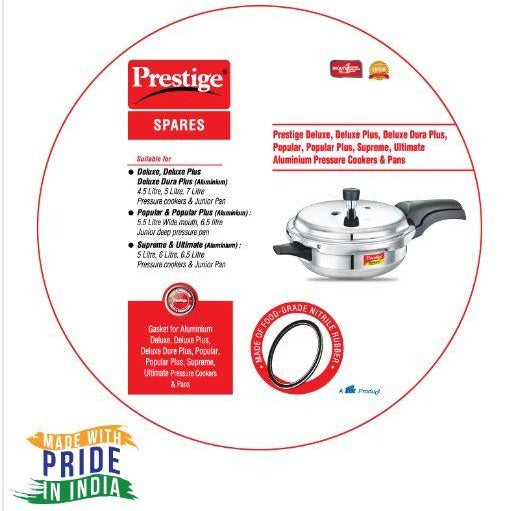 Prestige Pressure Cooker Gasket for Aluminium, Junior, 60001