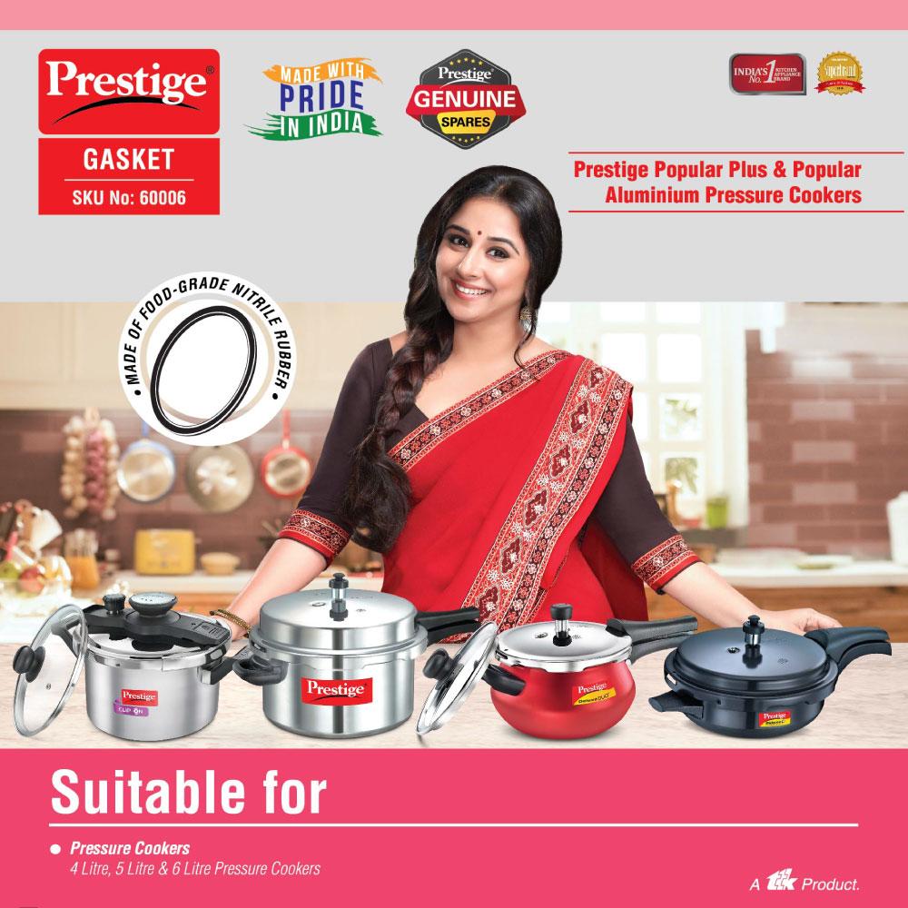 Prestige Pressure Cooker Gasket for Popular, Junior, 60006