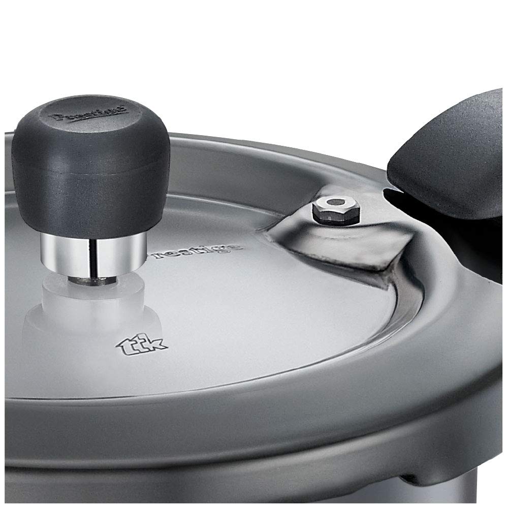 Prestige Svachh Hard Anodised Aluminium Induction Base Outer Lid Pressure Cooker, 3 Litres