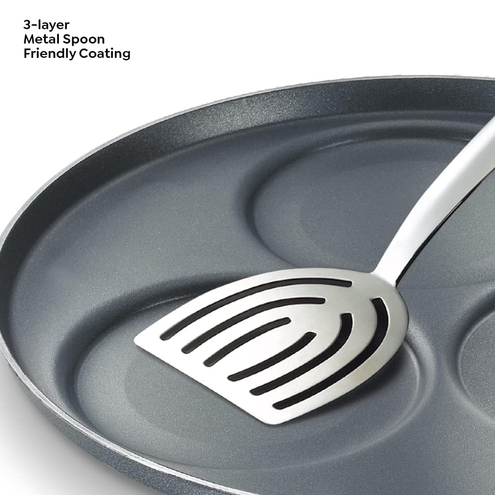 Prestige Omega Select Plus Aluminium Non-Induction Base Non-Stick Dosa Tawa, 310MM