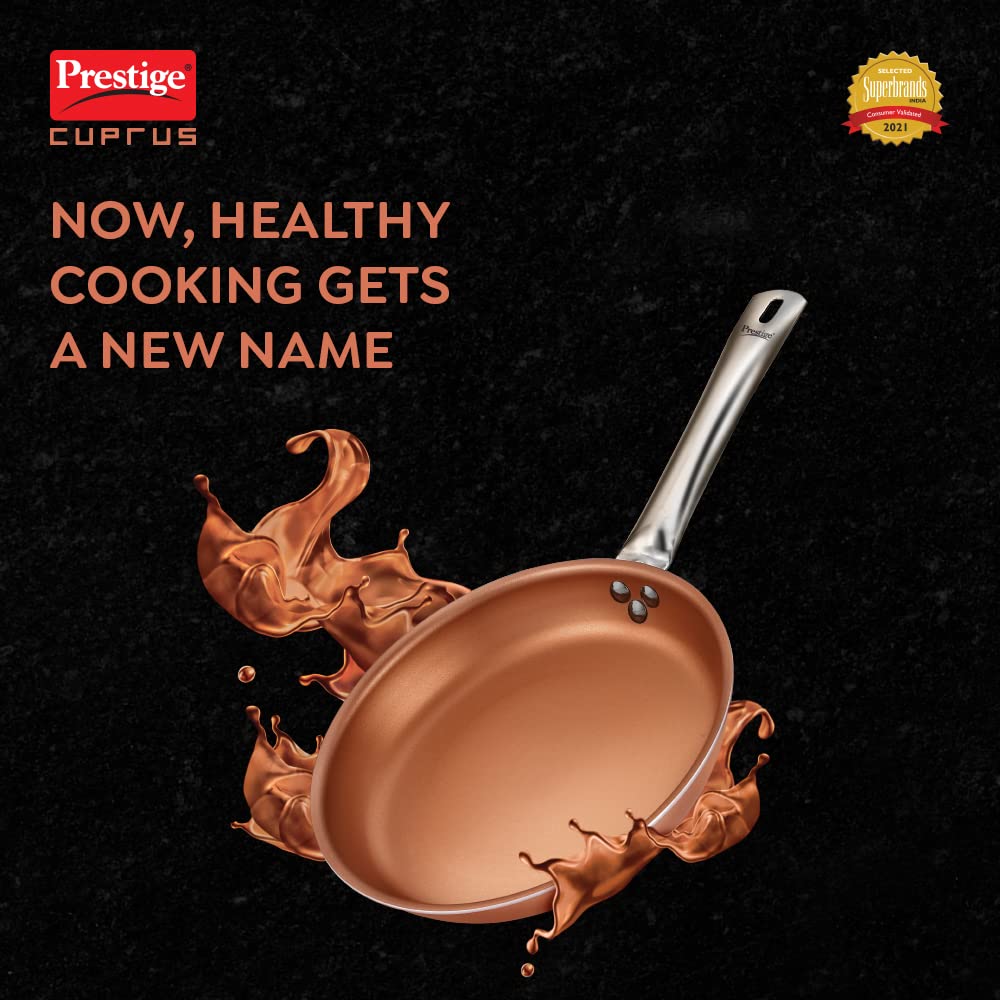 Prestige Cuprus Aluminium Induction Base Non-Stick Fry Pan