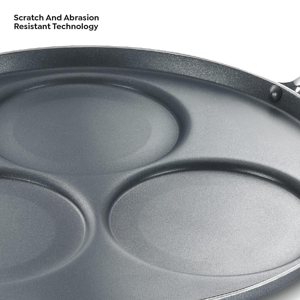 Prestige Omega Select Plus Aluminium Non-Induction Base Non-Stick Dosa Tawa, 310MM