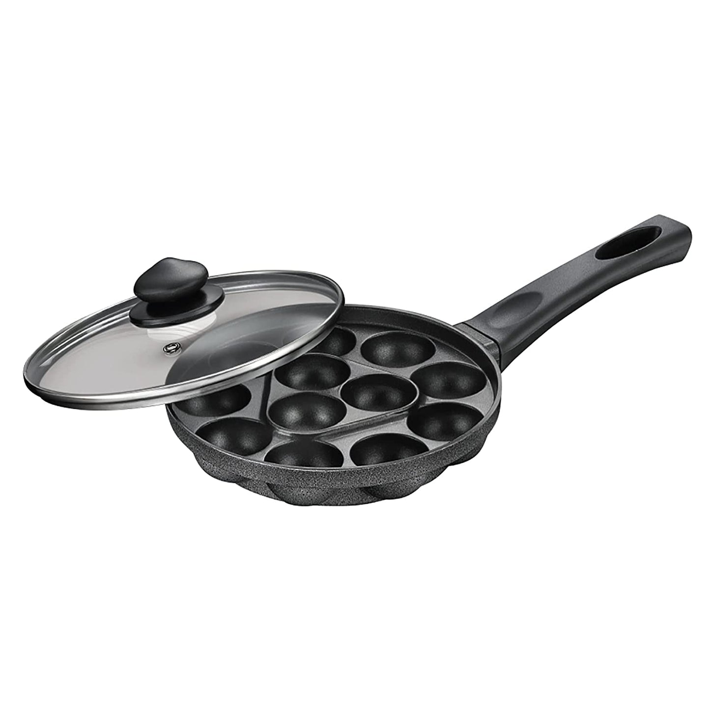Prestige Omega Select Plus Aluminium Non-Induction Base Non-Stick Paniyarakkal with Lid