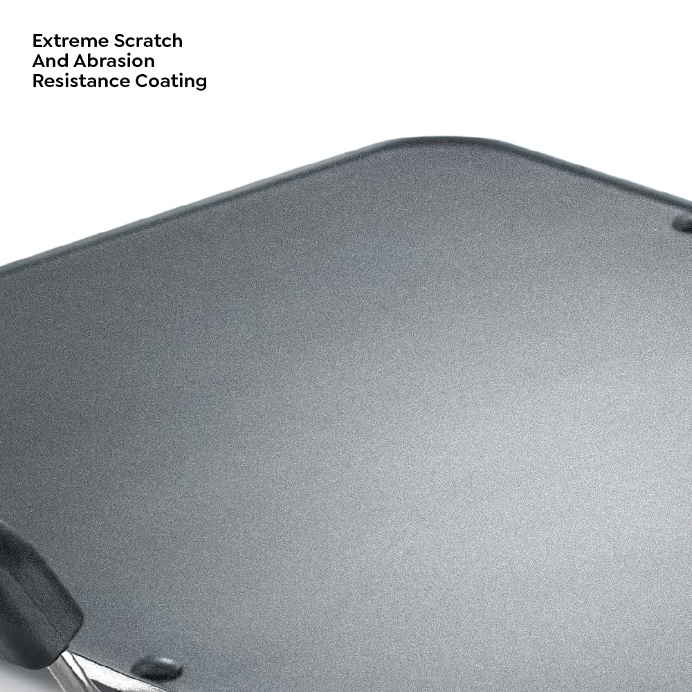 Prestige Omega Select Plus Aluminium Non-Induction Base Non-Stick Square Tawa, 305MM