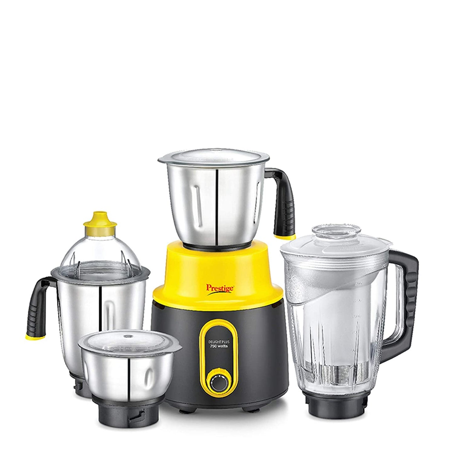 Prestige Delight Plus Mixer Grinder, 750W, 4 Jars