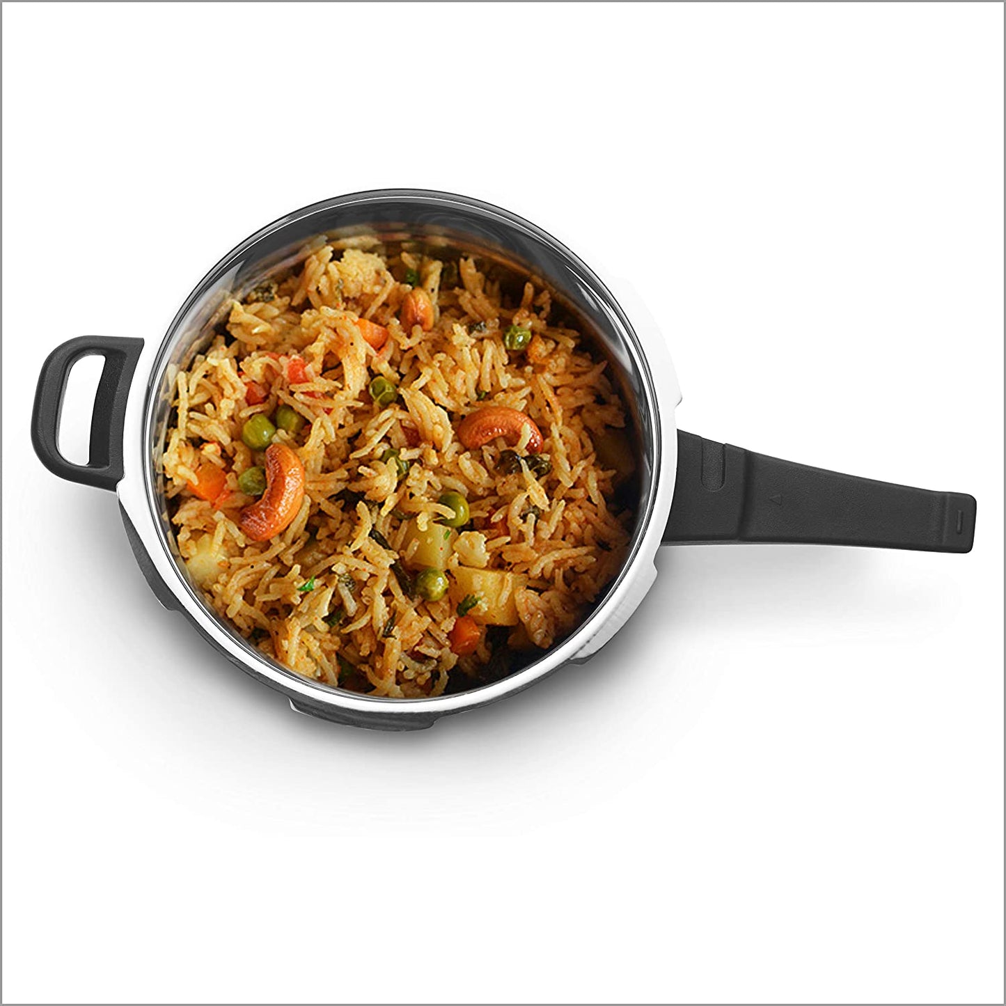 Butterfly Blueline Stainless Steel Induction Base Outer Lid Pressure Cooker, 10 Litres