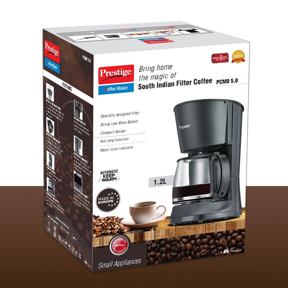 Prestige PCMD 5.0 Drip Type Coffee Maker, 1.2 Litres