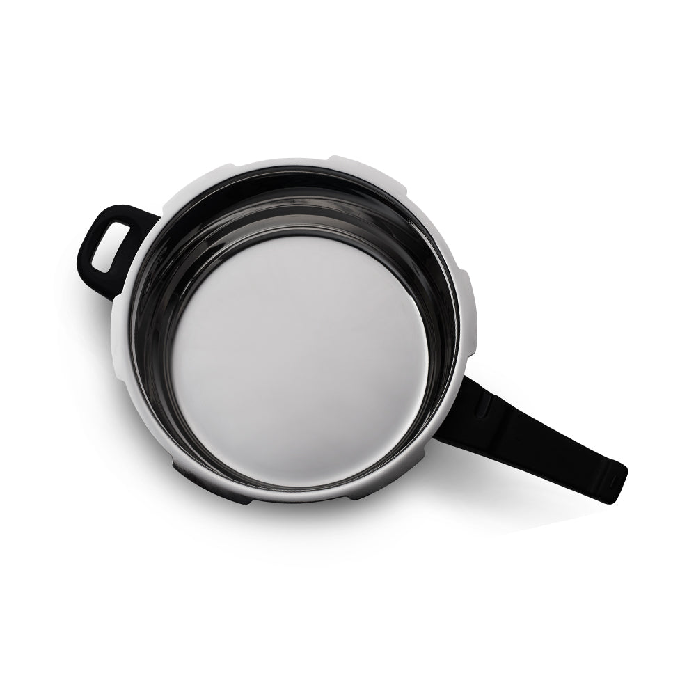 Butterfly Blueline Stainless Steel Induction Base Outer Lid Pressure Cooker, 5 Litres