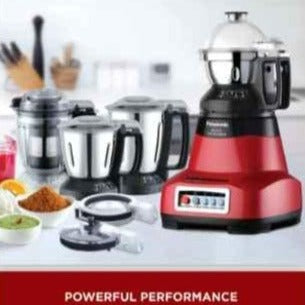 Panasonic Monster MX-AE475 Red Mixer Grinder, 750W, 4 Jar