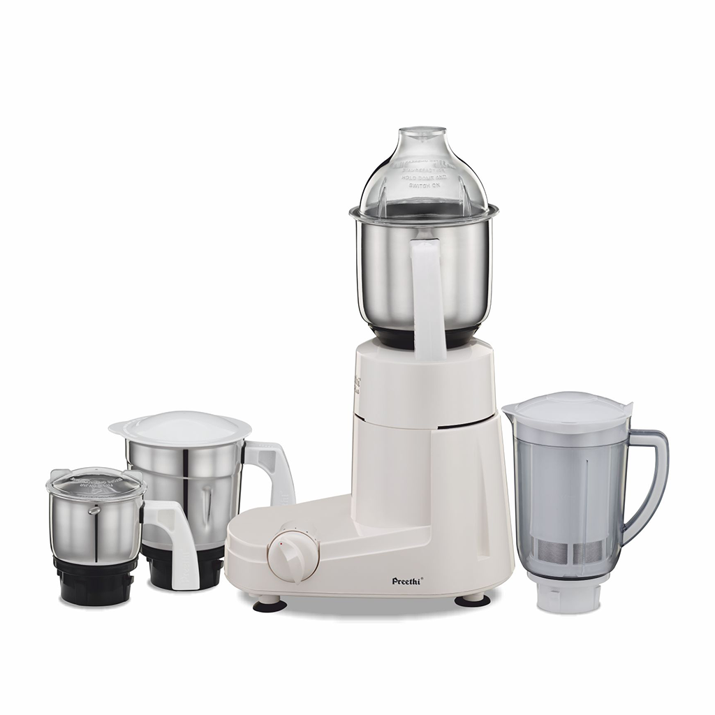 Preethi Eco Plus MG-157 Mixer Grinder, 750W, 4 Jar
