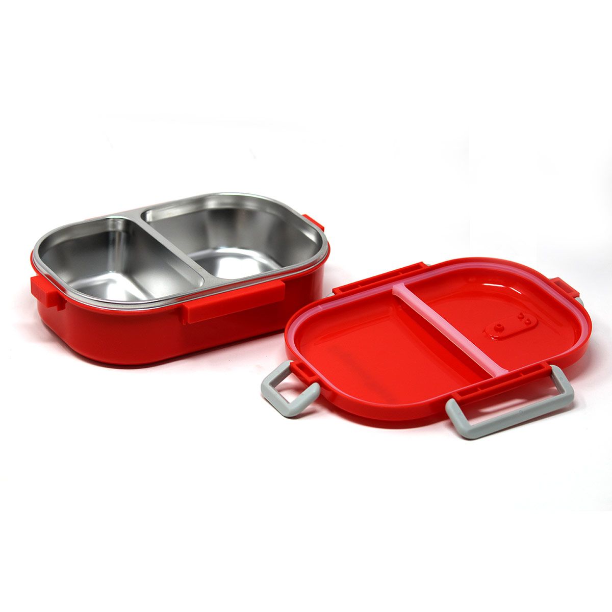 Signoraware Duo Star Steel Stainless Steel Inner Lunch Box