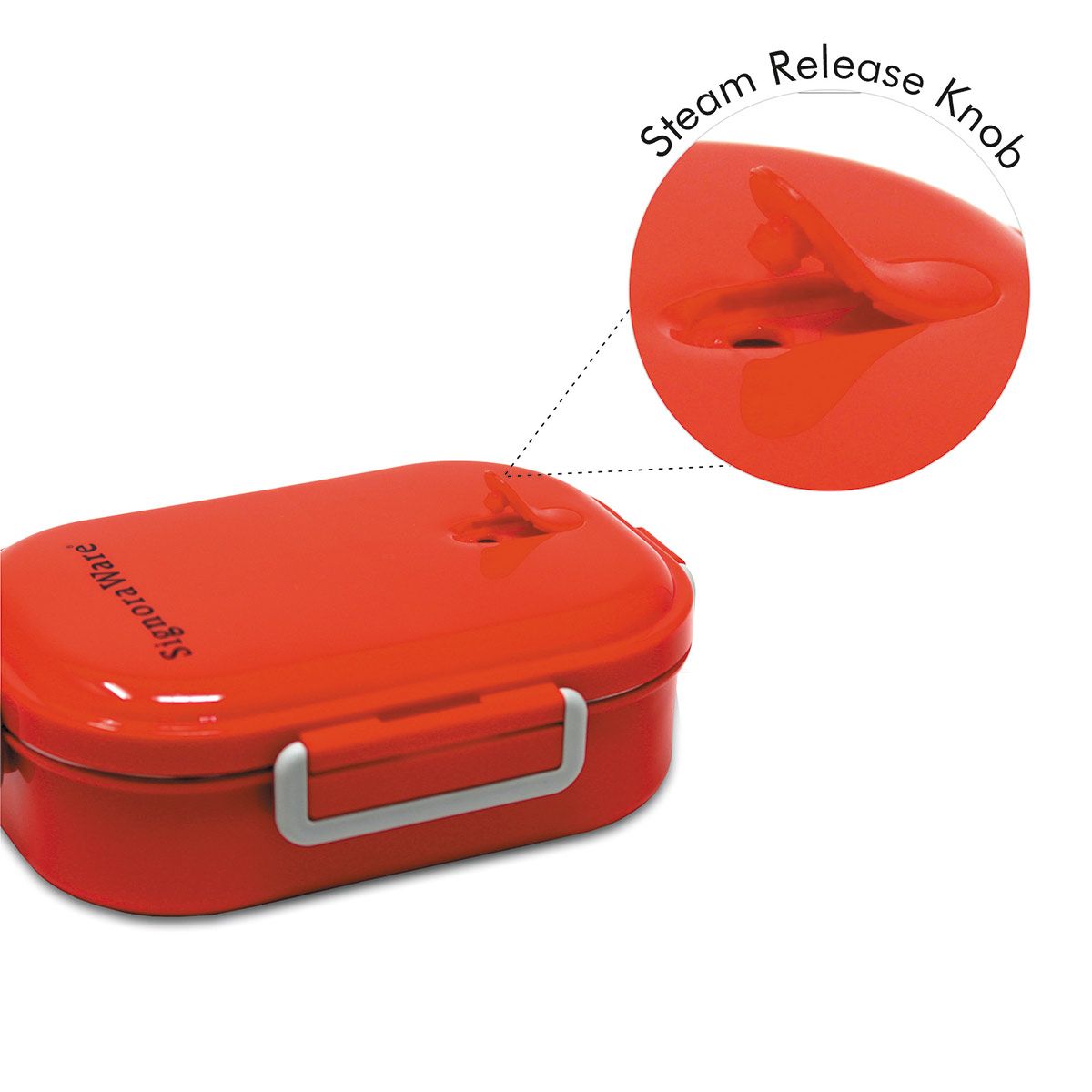 Signoraware Duo Star Steel Stainless Steel Inner Lunch Box
