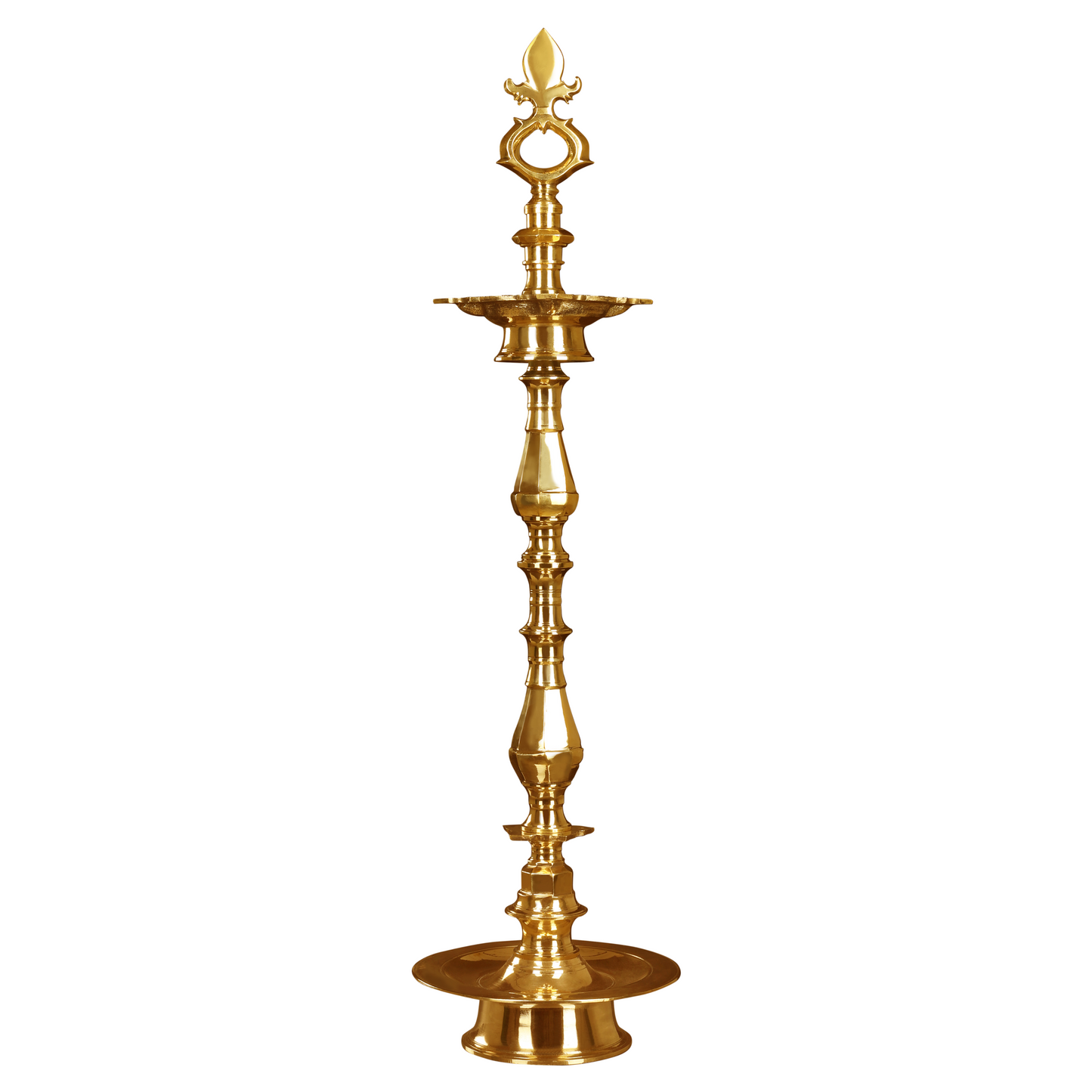 Ponndeep Porthamarai Vilakku Pure Brass Diya Oil Lamp