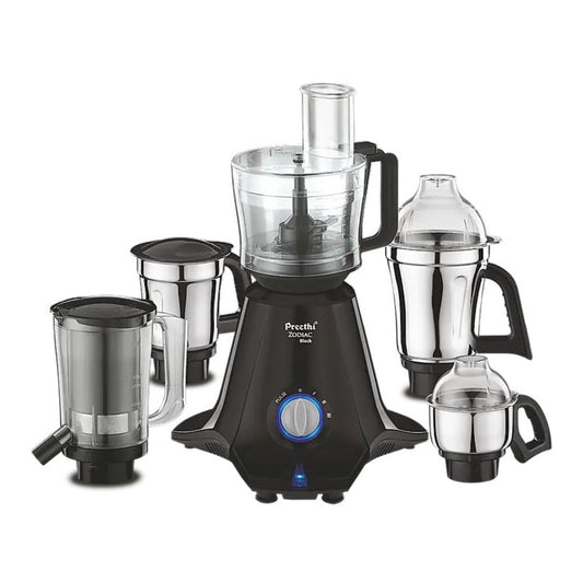 Preethi Zodiac Black MG-261 Mixer Grinder 750W, 5 Jars