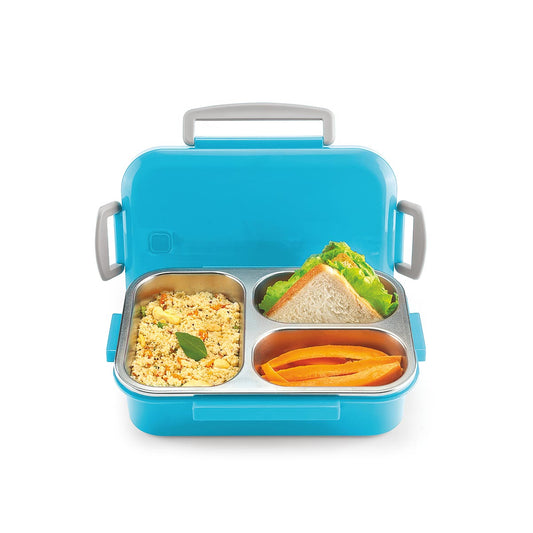 Signoraware HappyMe Steel Stainless Steel Lunch Box