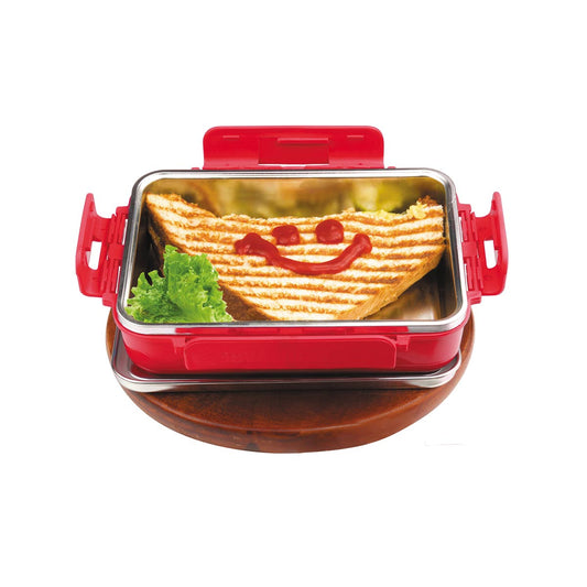 Signoraware All Steel Crispy Stainless Steel Lunch Box