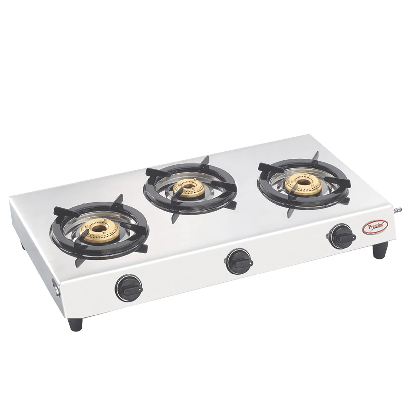 Prestige Perfect Stainless Steel Gas Stove, 3 Burner