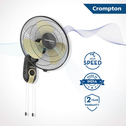 Crompton High Speed HS Torpedo Wall Mount Fan