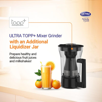 Ultra Topp+ Liquidizer Mixer Grinder, 750W, 4 Jars