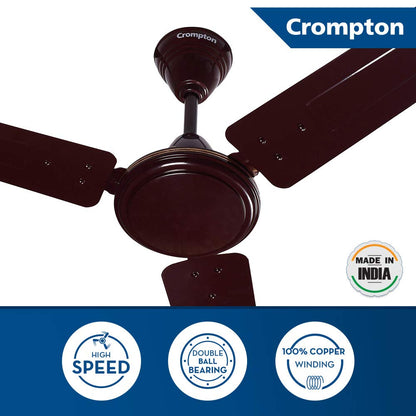Crompton Surebreeze Sea Wind Ceiling Fan, 1 Star