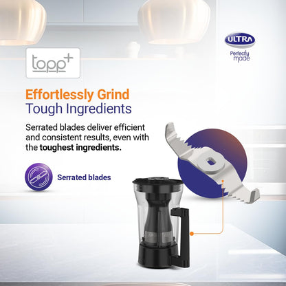 Ultra Topp+ Liquidizer Mixer Grinder, 750W, 4 Jars