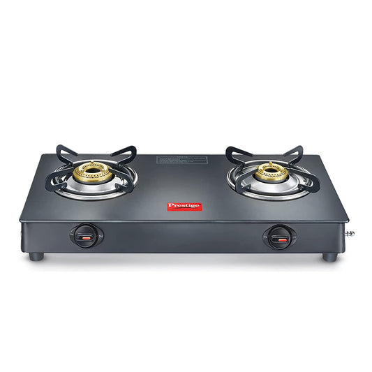 Prestige Magic Plus GTMP 02 Toughened Glass Top Gas Stove, 2 Burners