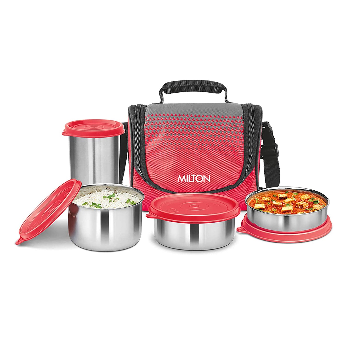 Milton Tasty Lunch Combo Softline Stainless Steel Lunch Box