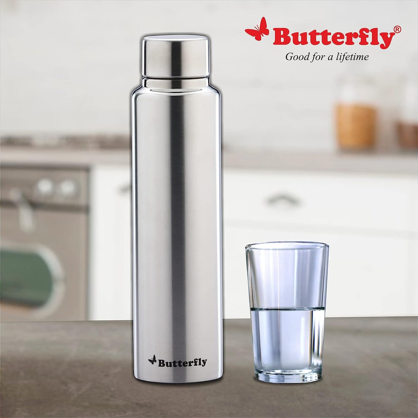 Butterfly Eco Beach Stainless Steel Water Bottle