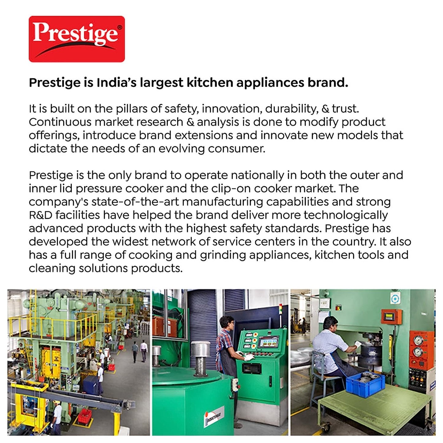 Prestige Popular Svachh Stainless Steel Induction Base Outer Lid Pressure Cooker, 2 Litres