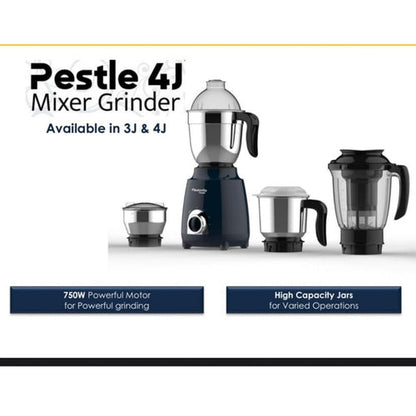 Butterfly Pestle Mixer Grinder, 750W, 4 Jars