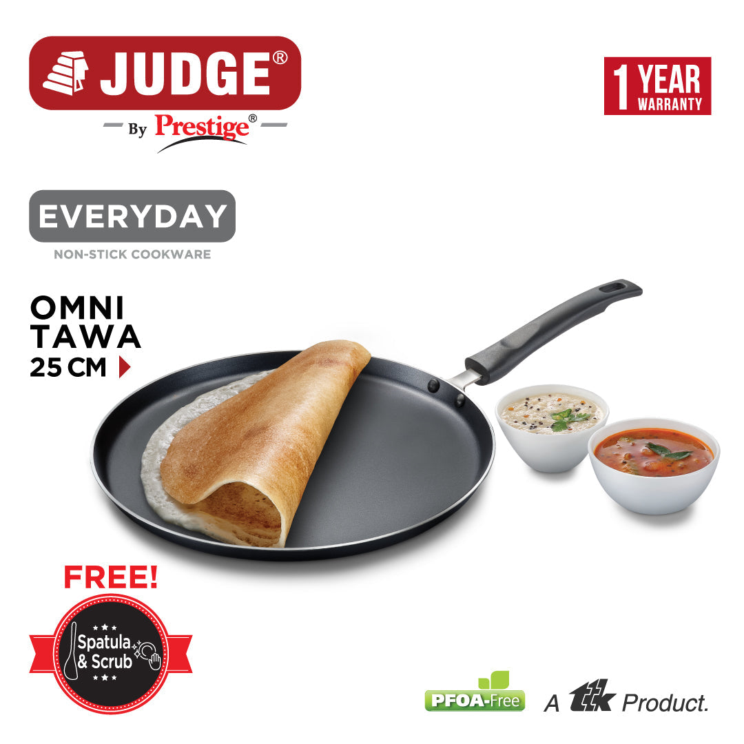 Judge by Prestige Everyday Non-Stick Non-Induction Base Omni Tawa