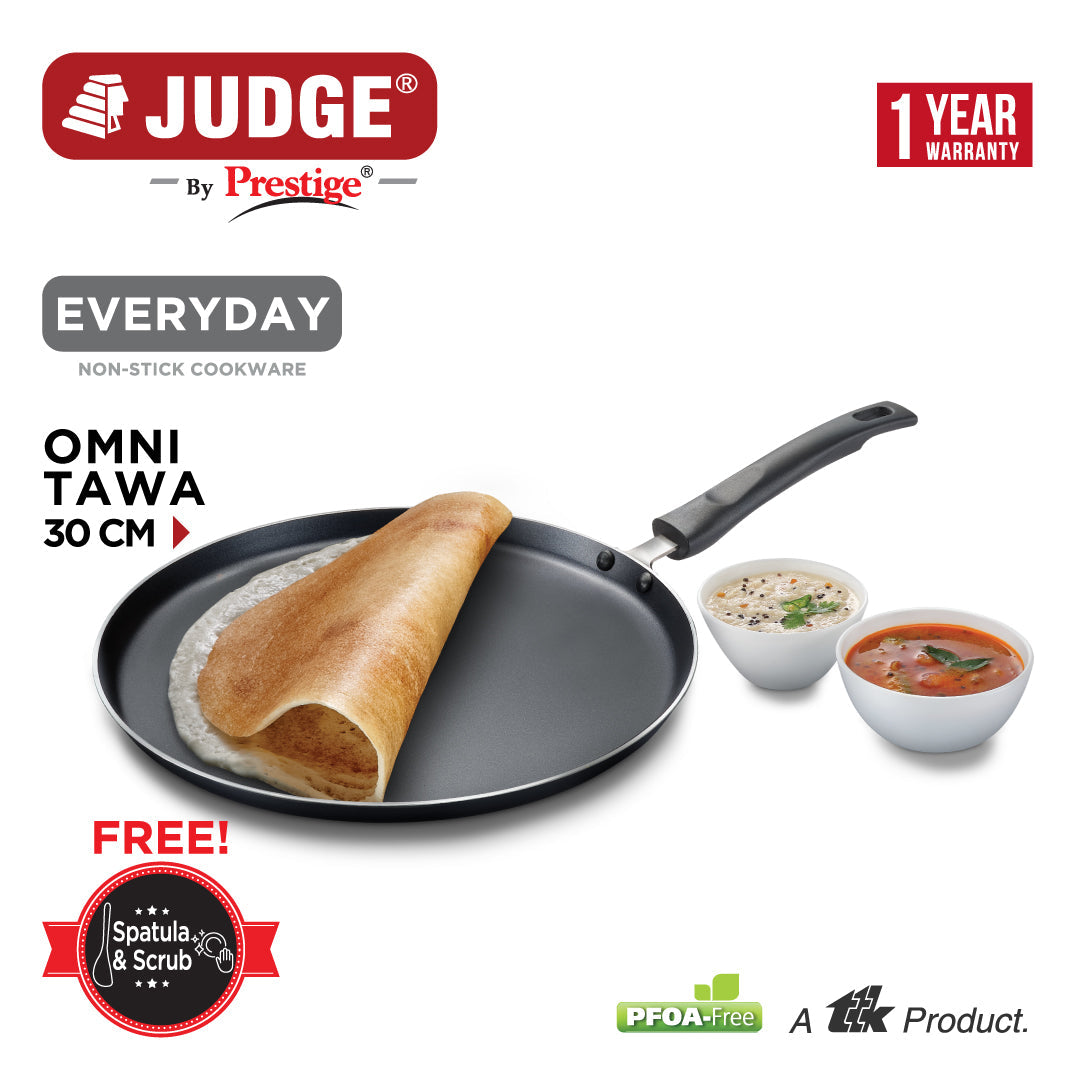 Judge by Prestige Everyday Non-Stick Non-Induction Base Omni Tawa