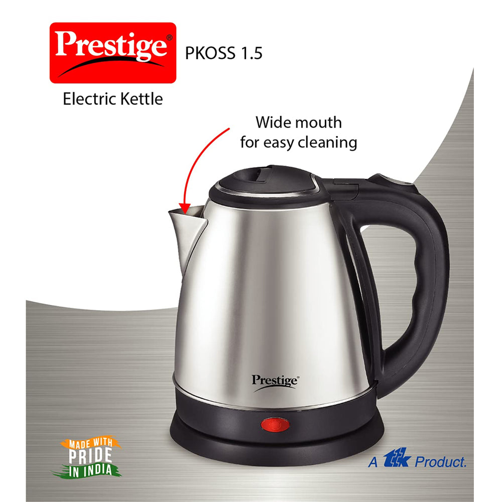 Prestige PKOSS 1.5 Electric Kettle, 1.5 Litres
