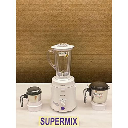 Sujata Supermix Mixer Grinder, 900W, 3 Jar