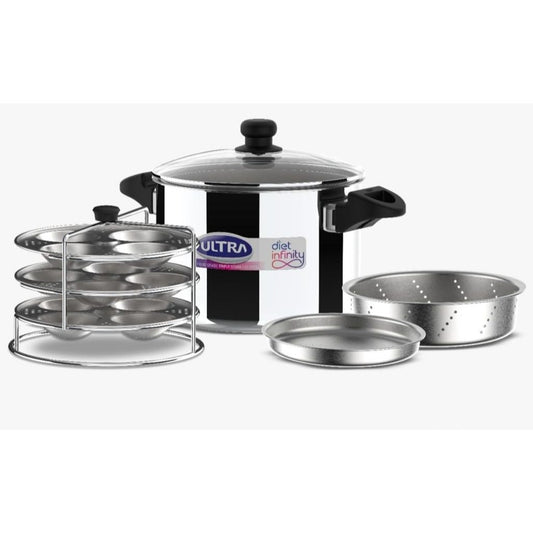 Ultra Duracook Triply Diet Infinity Stainless Steel Induction Base All in One Cookware