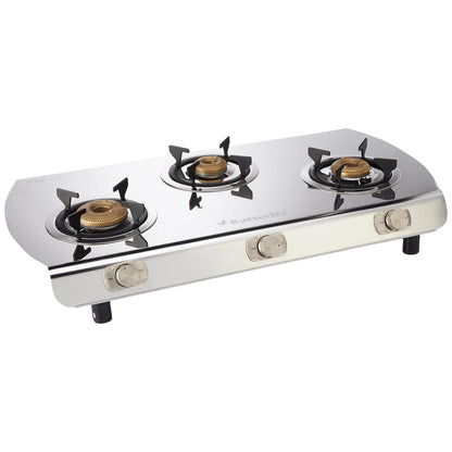 Butterfly Magnum Stainless Steel Gas Stove, 3 Burner