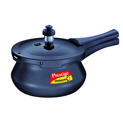 Prestige Deluxe Plus Baby Hard Anodized Induction Base Outer Lid Pressure Handi, 2 Litres