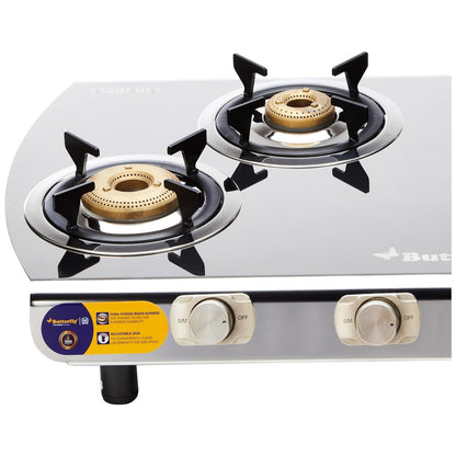 Butterfly Magnum Stainless Steel Gas Stove, 4 Burner