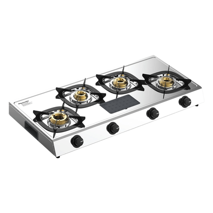 Butterfly Matchless Stainless Steel Gas Stove, 4 Burner