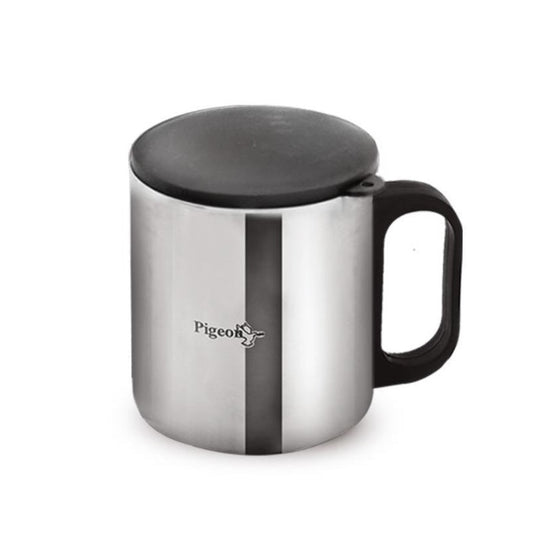 Pigeon Crown Stainless Steel Double Wall Coffee Cup, 180ML
