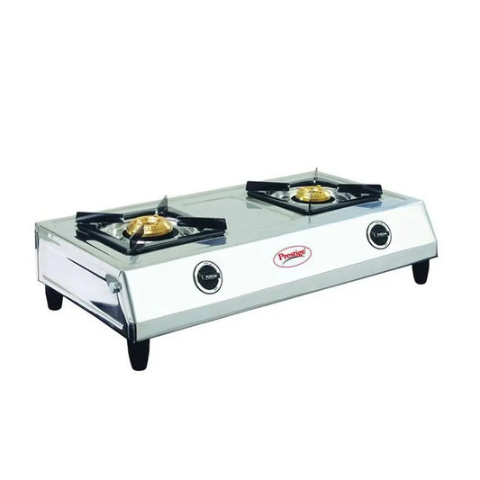 Prestige Agni Stainless Steel Gas Stove, 2 Burner